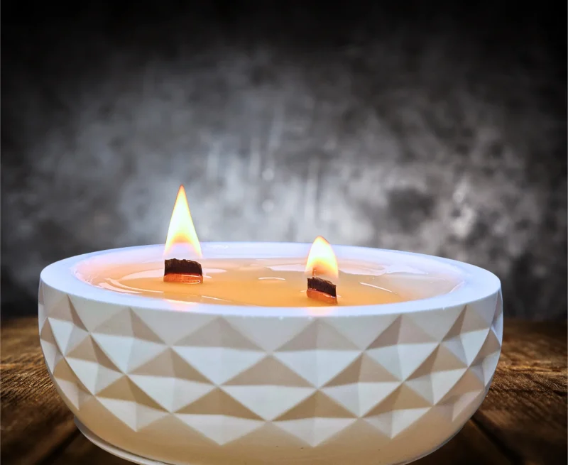 Vela aromática "Bandeja diamantes"