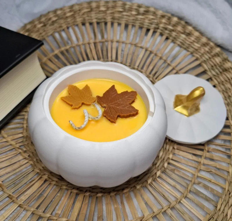 Vela cerámica calabaza Pumpkin spice bourbon