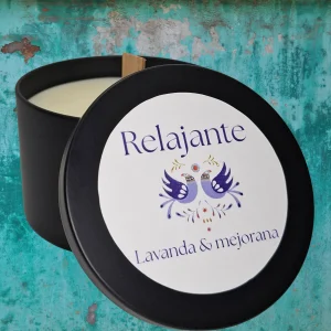 Vela de masaje relajante lavanda y mejorana