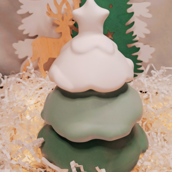 Vela Abeto Navideño de cerámica