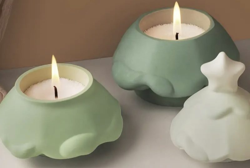 Vela Abeto Navideño de cerámica - Imagen 3